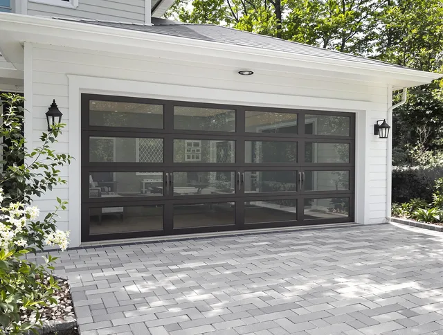 Suffield Garage Door Repair design specialist presenting custom garage door options to Suffield homeowner