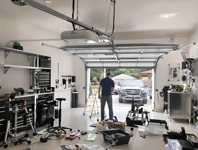 Garage door opener installation by Suffield Garage Door Repair in Suffield